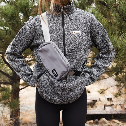 Women's Premium 1/4 Zip Pullover (Pepper)