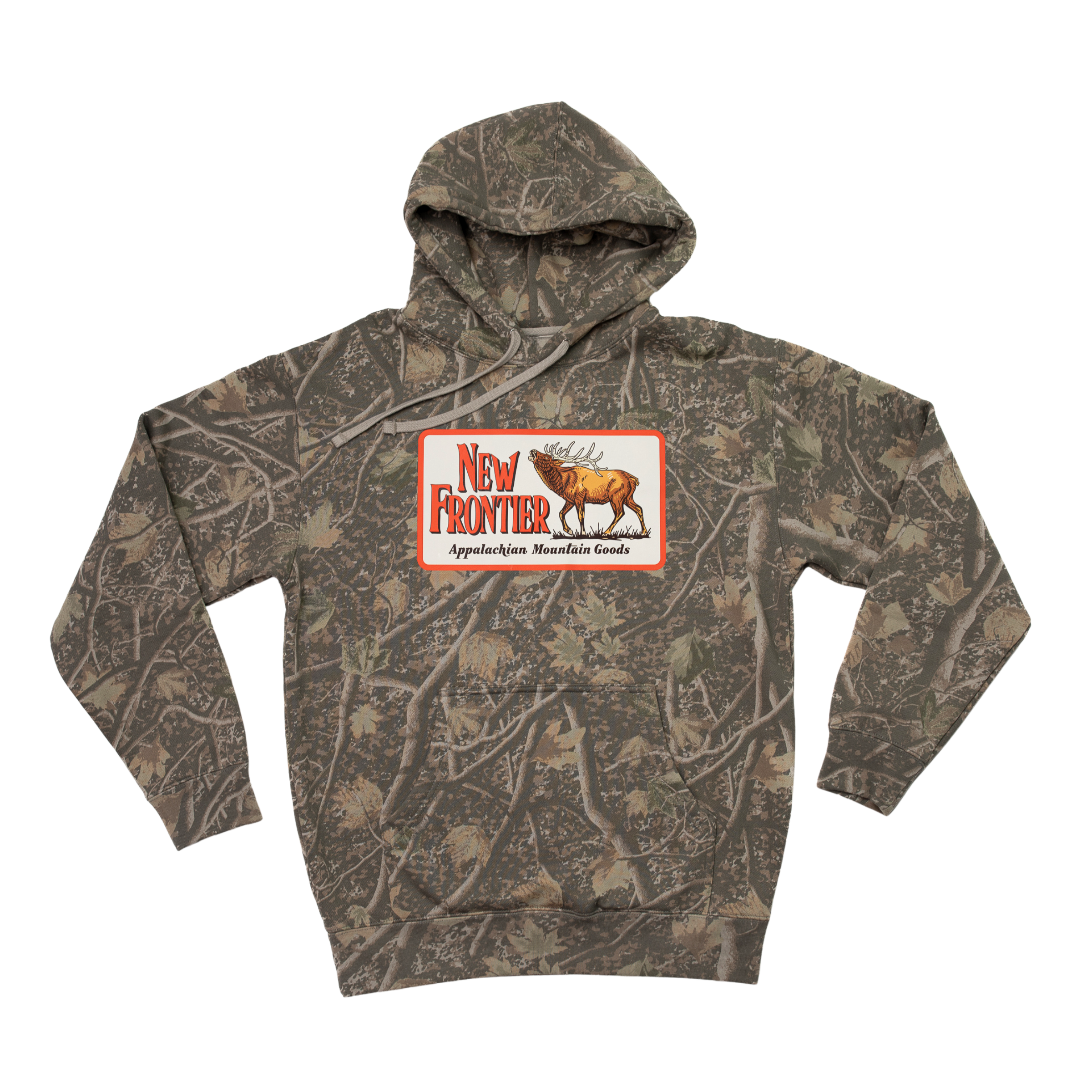 New Frontier Camo Elk Hoodie
