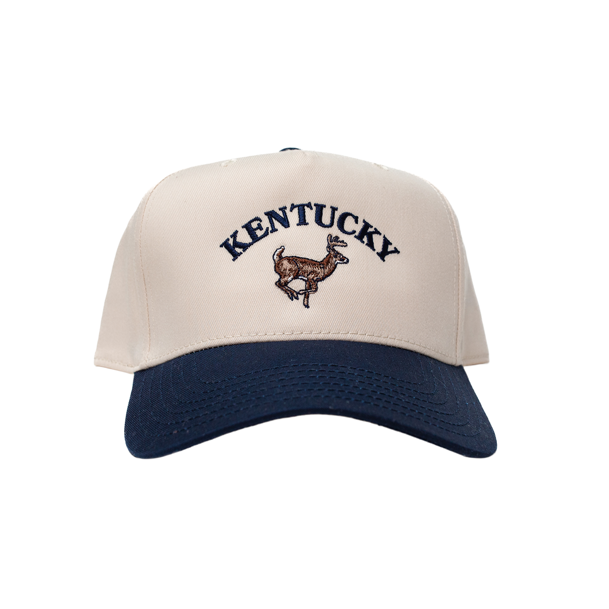 Kentucky Buck Hat Navy Natural – New Frontier