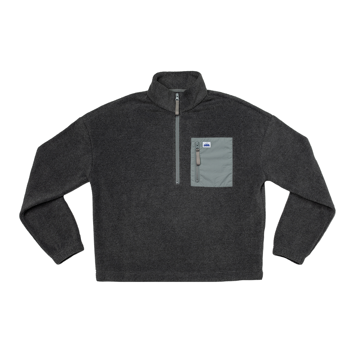 Women's Cropped Fleece 1/4 Zip Shadow - Boxy Outdoor Pullover