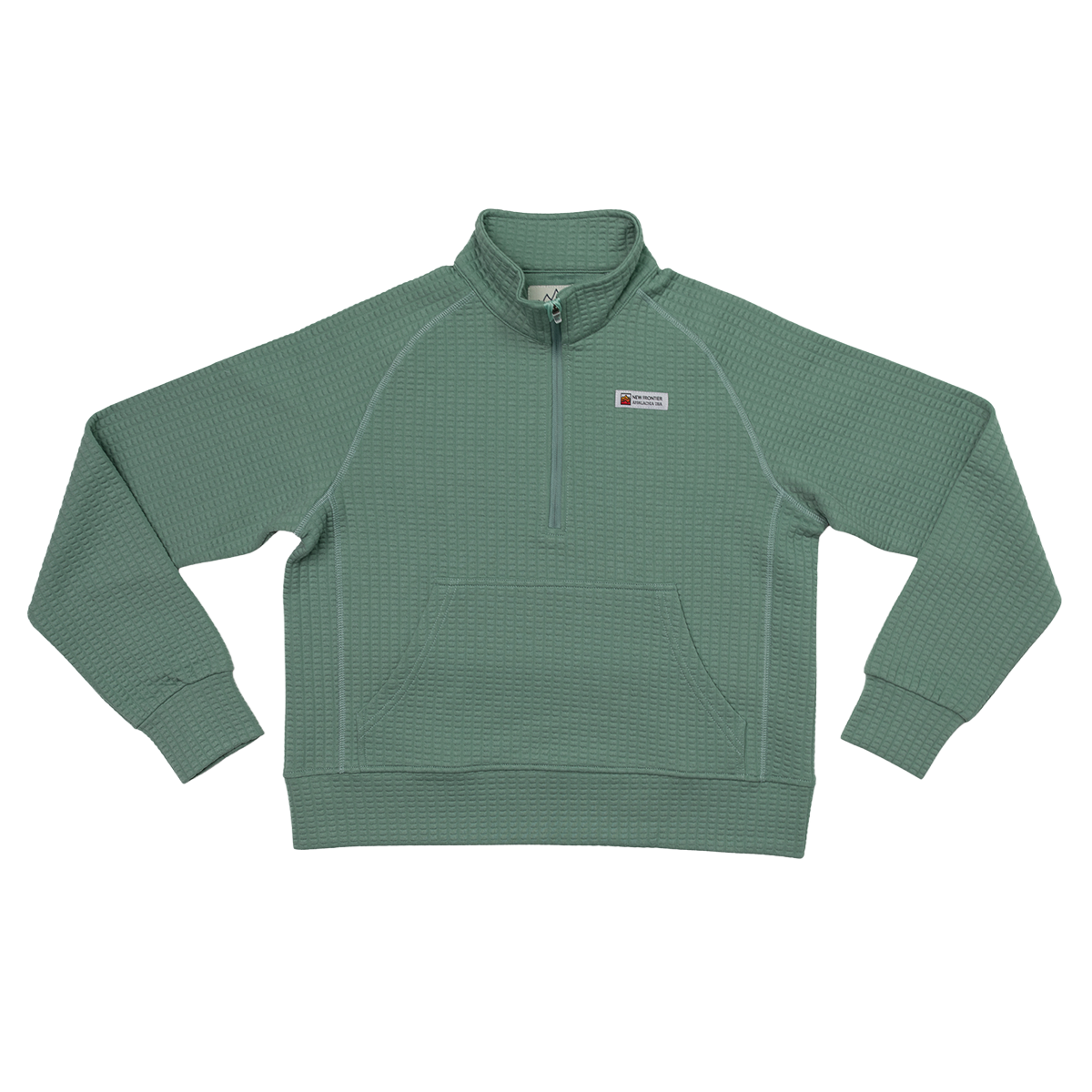 ダッフィー Women's Waffle 1/2 Zip - Premium Outdoor Pullover – New Frontier