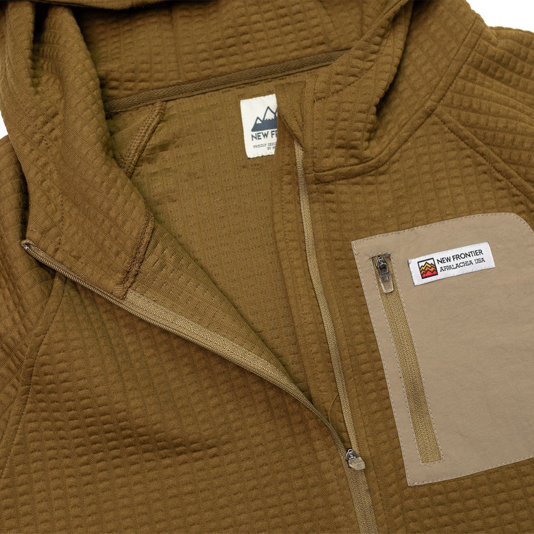 Men's Waffle Tech Hoodie (Yellowstone)