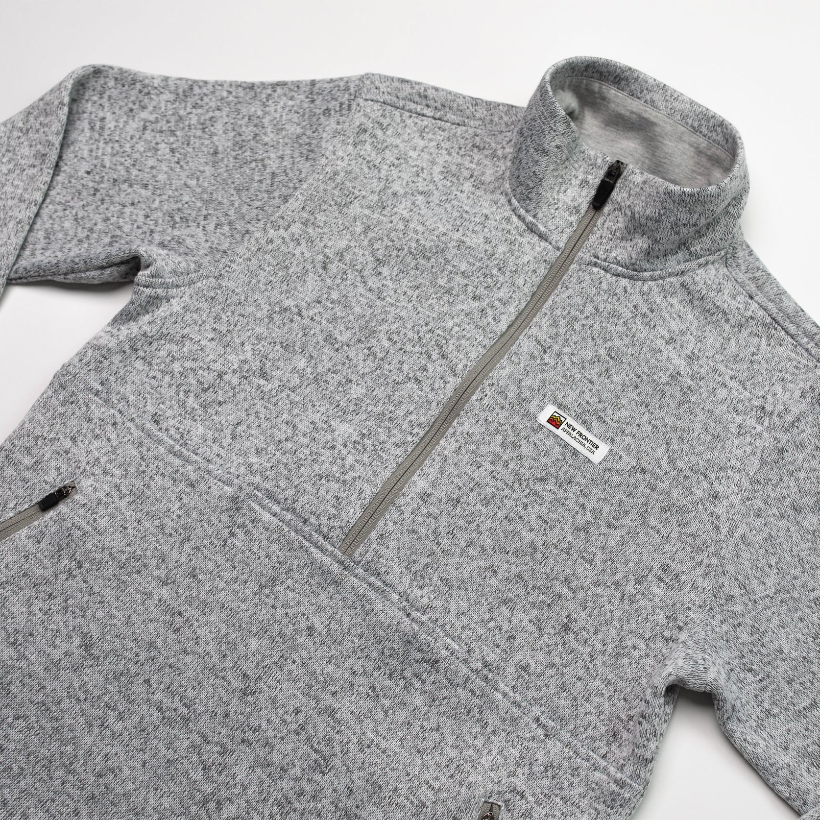 Women's Premium 1/4 Zip Pullover (Ash)