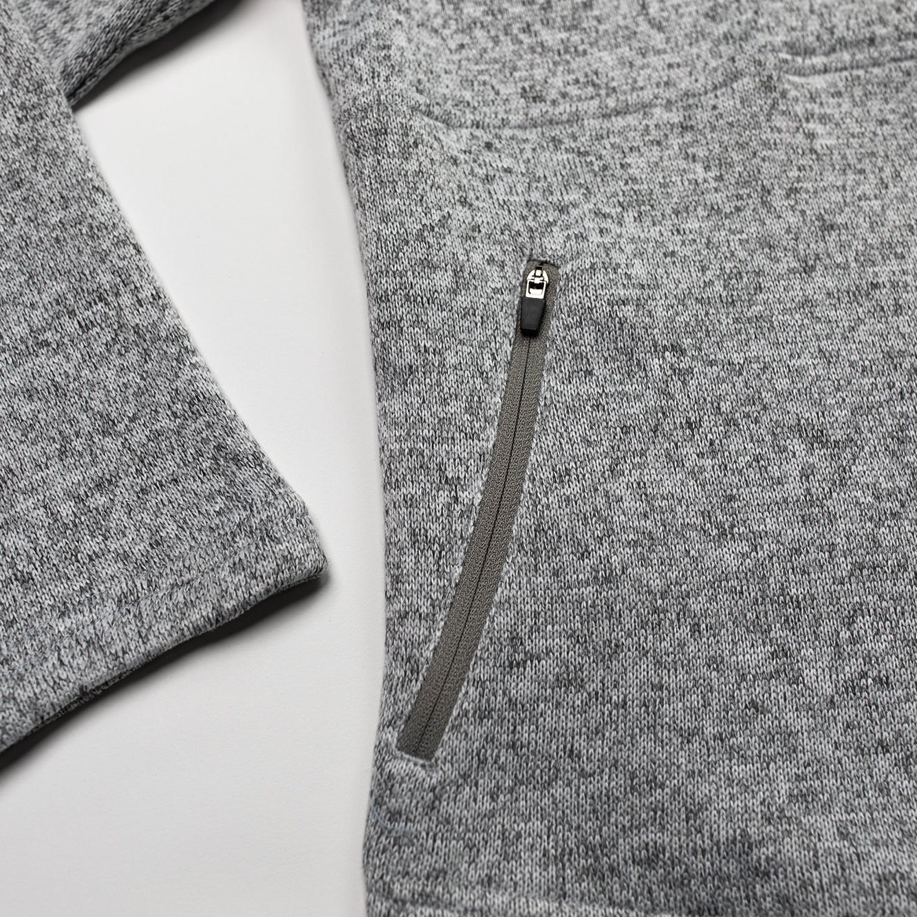 Women's Premium 1/4 Zip Pullover (Ash)