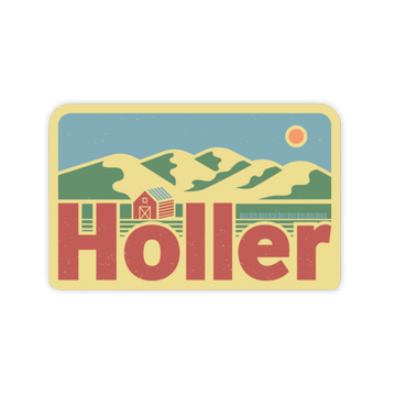 Holler Sticker