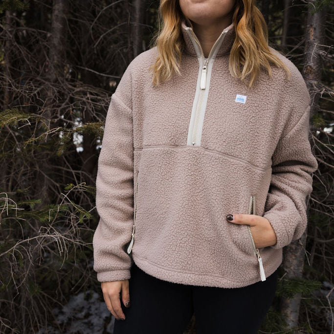 Apres Pullover - Women's 1/4 Zip (Mocha)