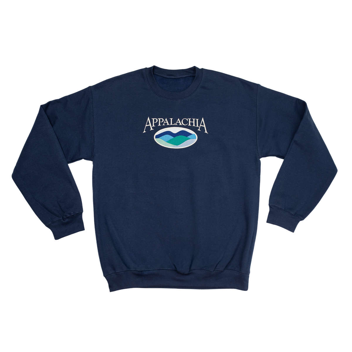 Appalachia Embroidered Crewneck (Navy)