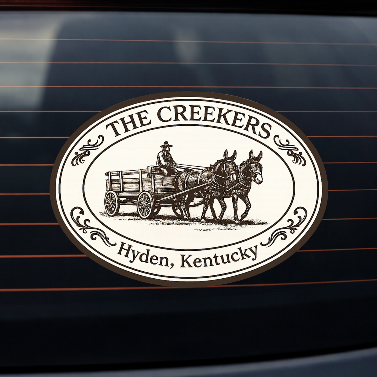 The Creekers Mule Sticker