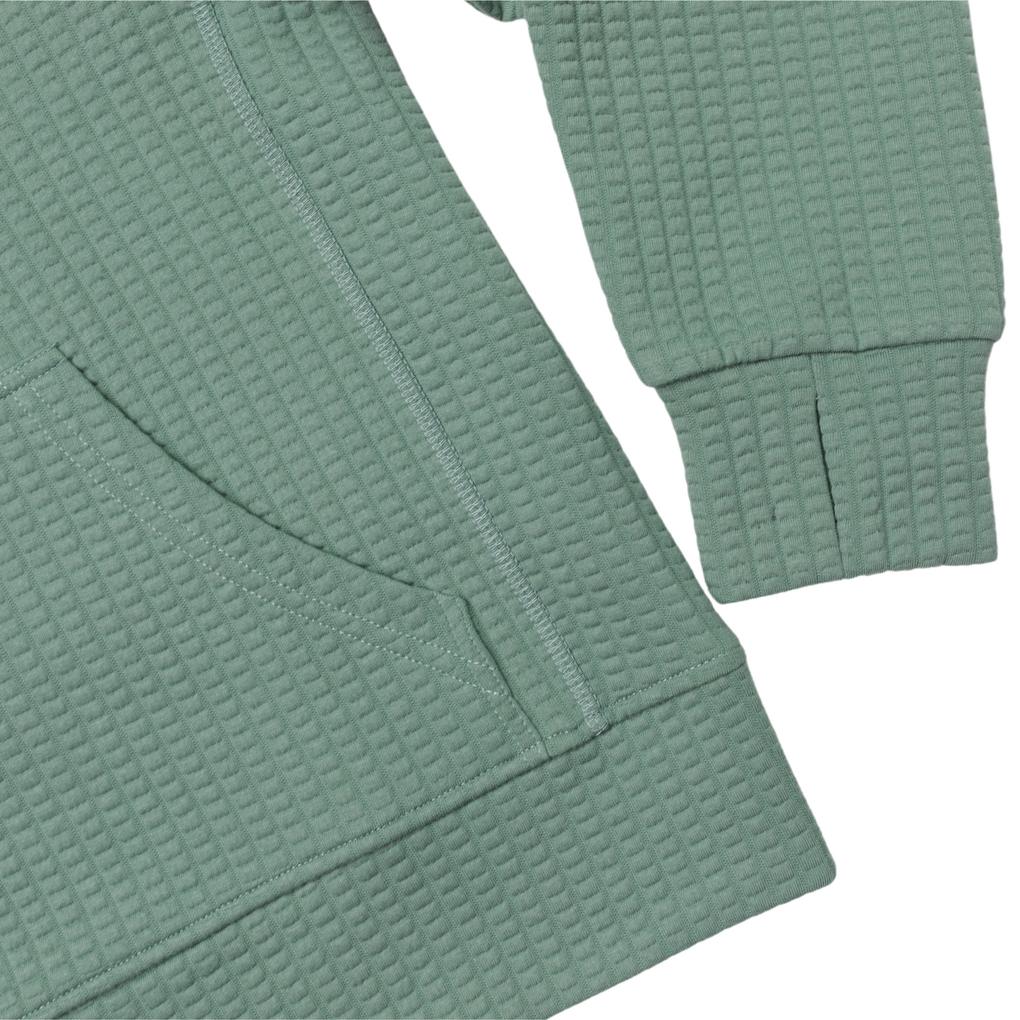 Women's Waffle 1/2 Zip (Cypress)