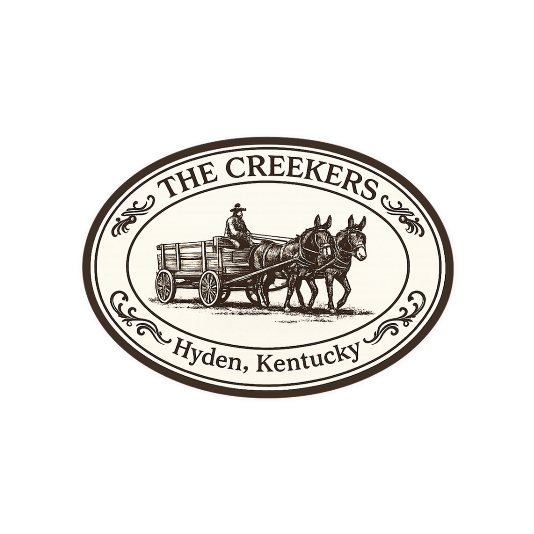 The Creekers Mule Sticker