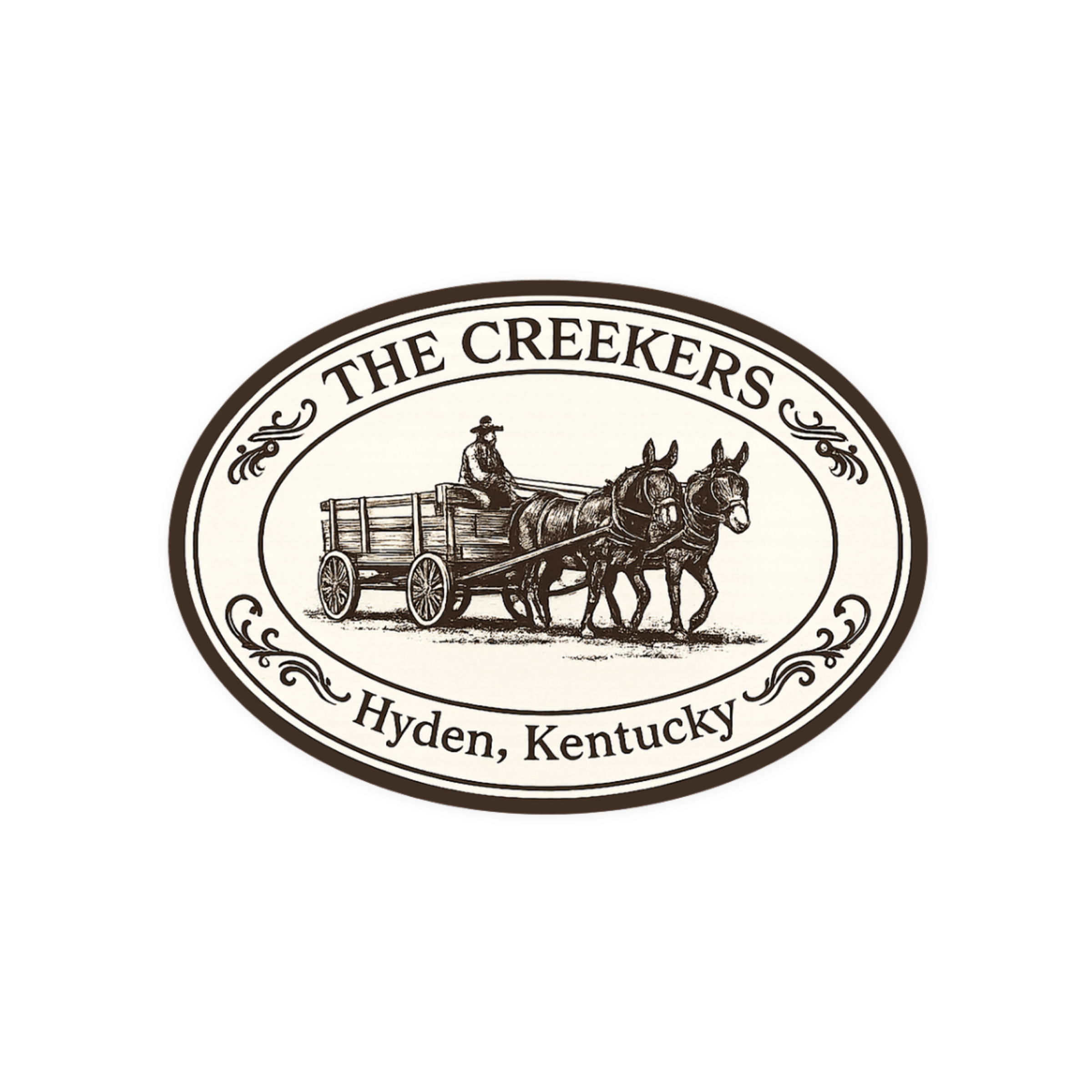 The Creekers Mule Sticker