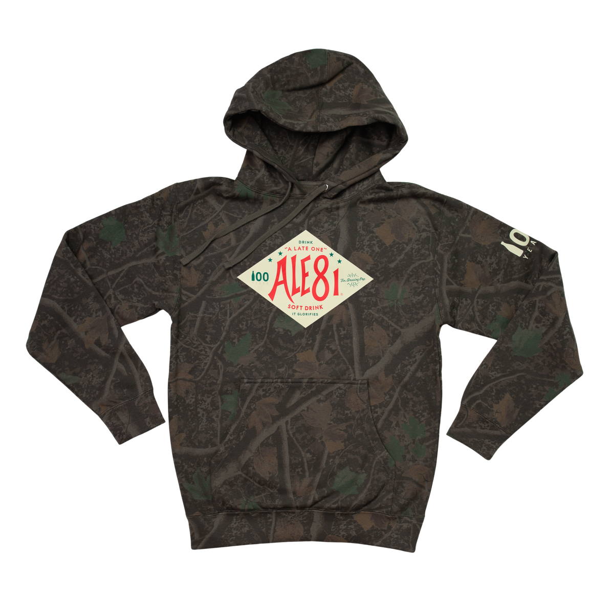 ALE-8-ONE 100 YEAR CAMO HOODIE