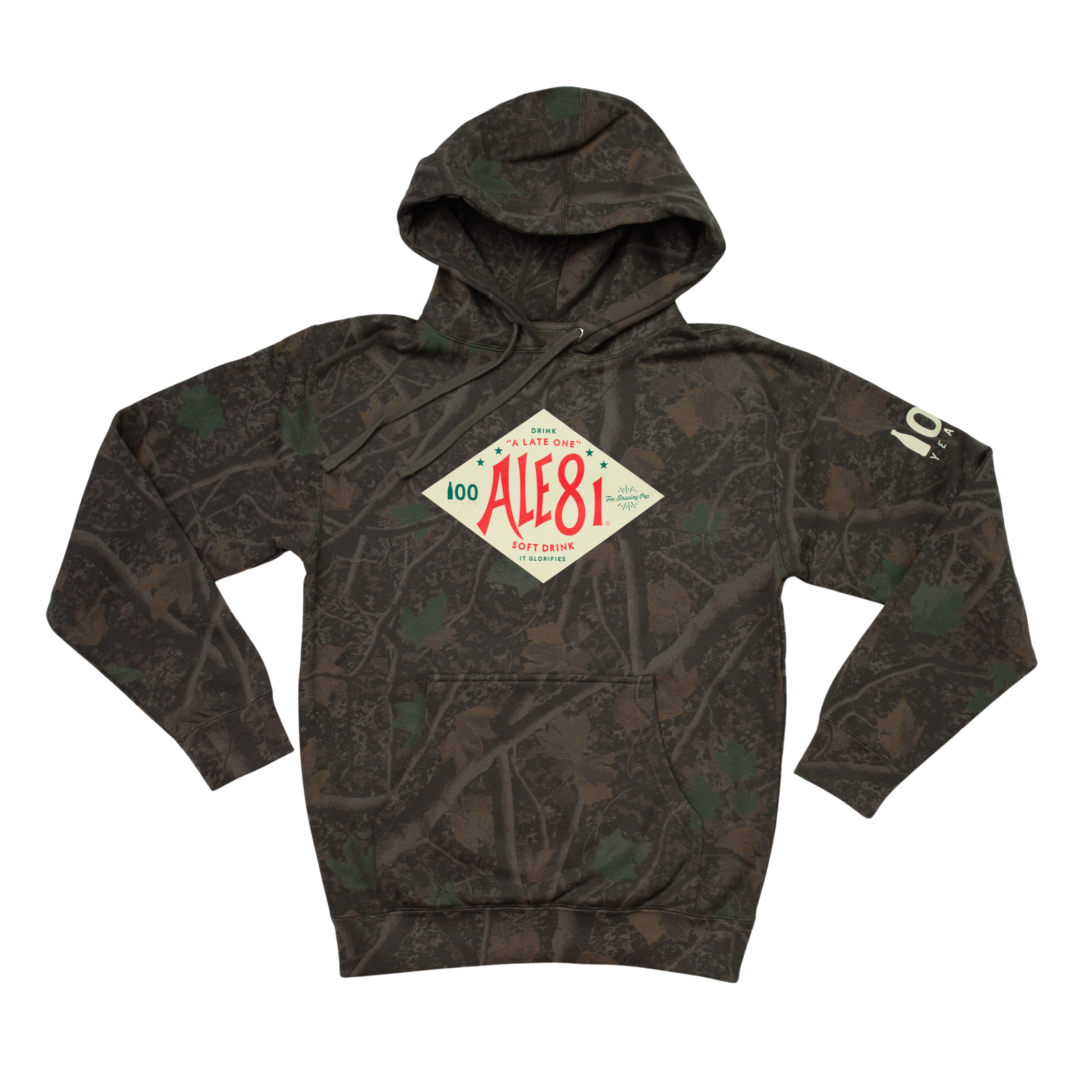 ALE-8-ONE 100 YEAR CAMO HOODIE