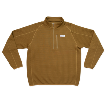 Men's Waffle 1/4 Zip Pullover (Yellowstone)