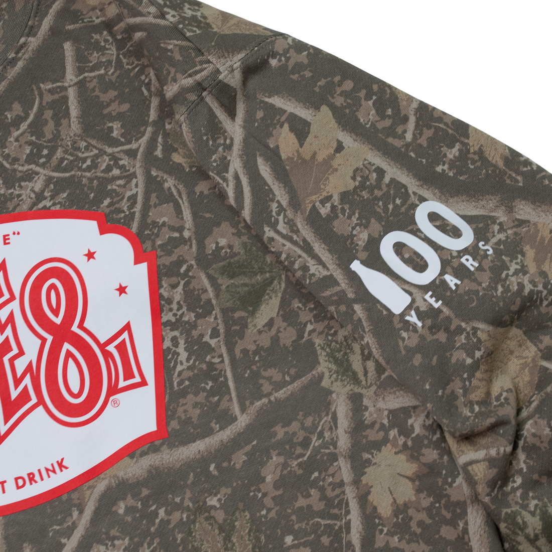 ALE-8-ONE CAMO CREWNECK