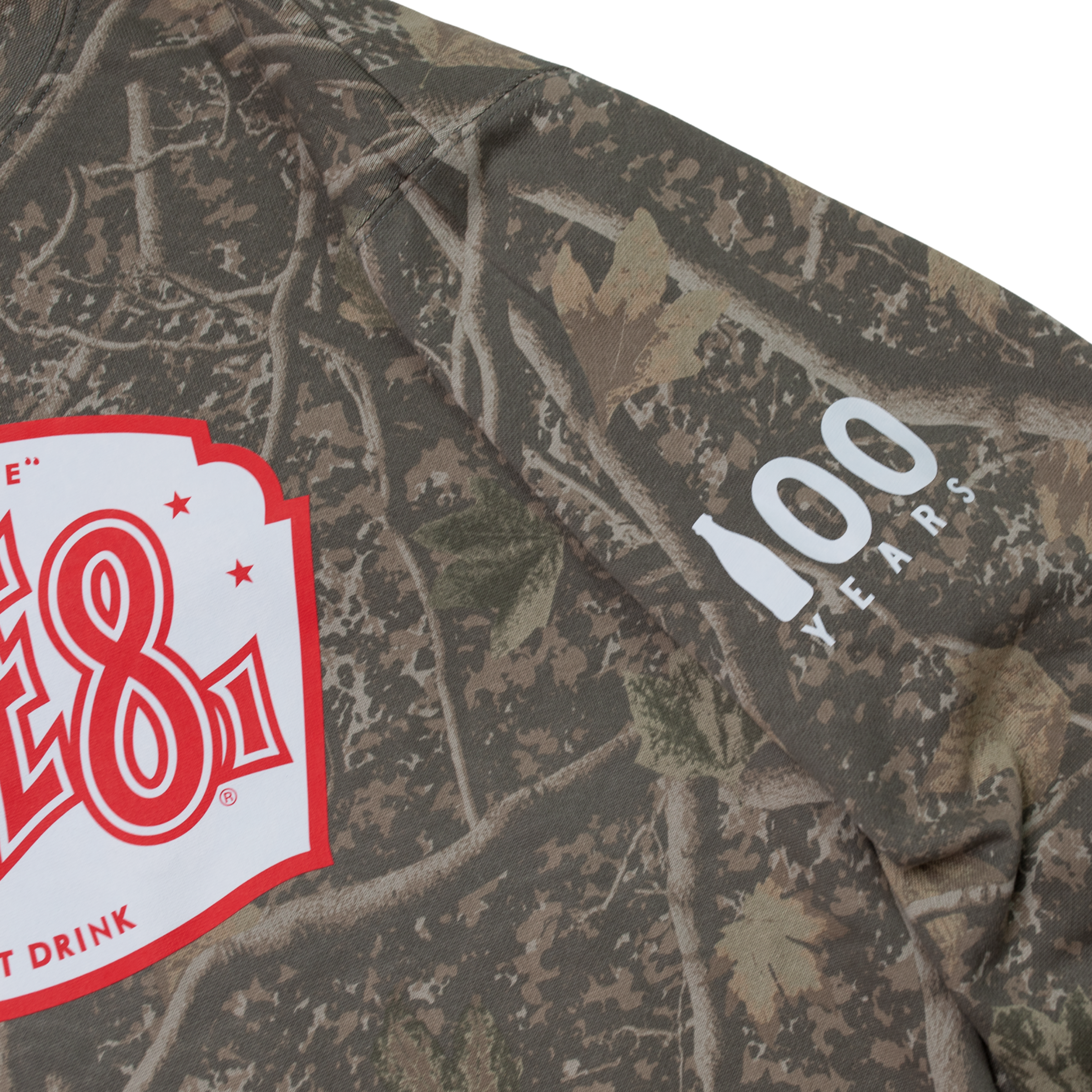 ALE-8-ONE CAMO CREWNECK