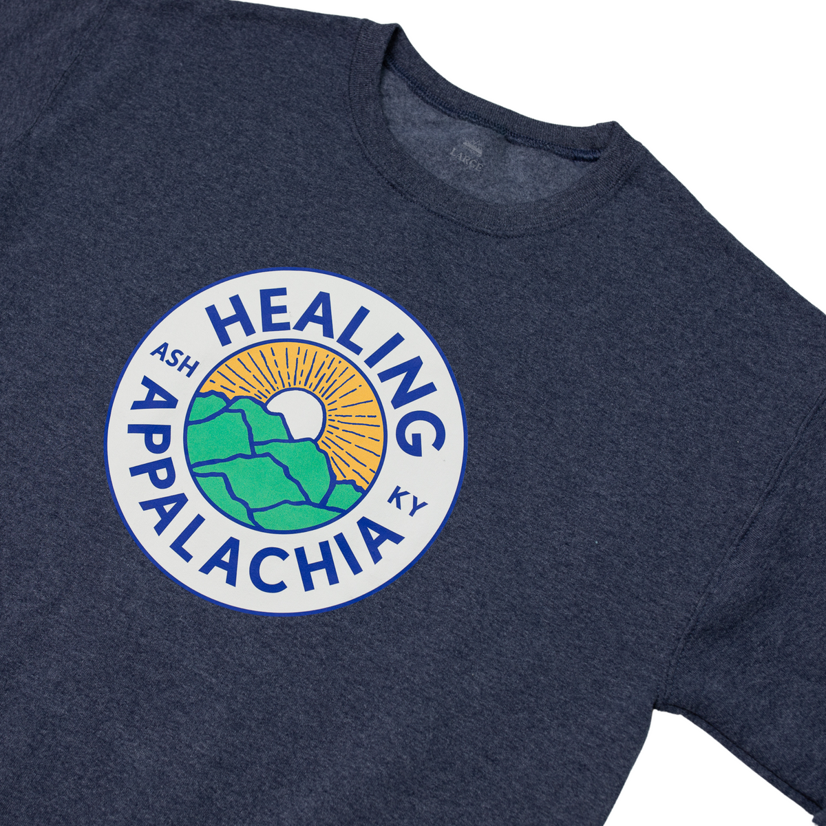 Healing Appalachia Badge Crew (Navy)