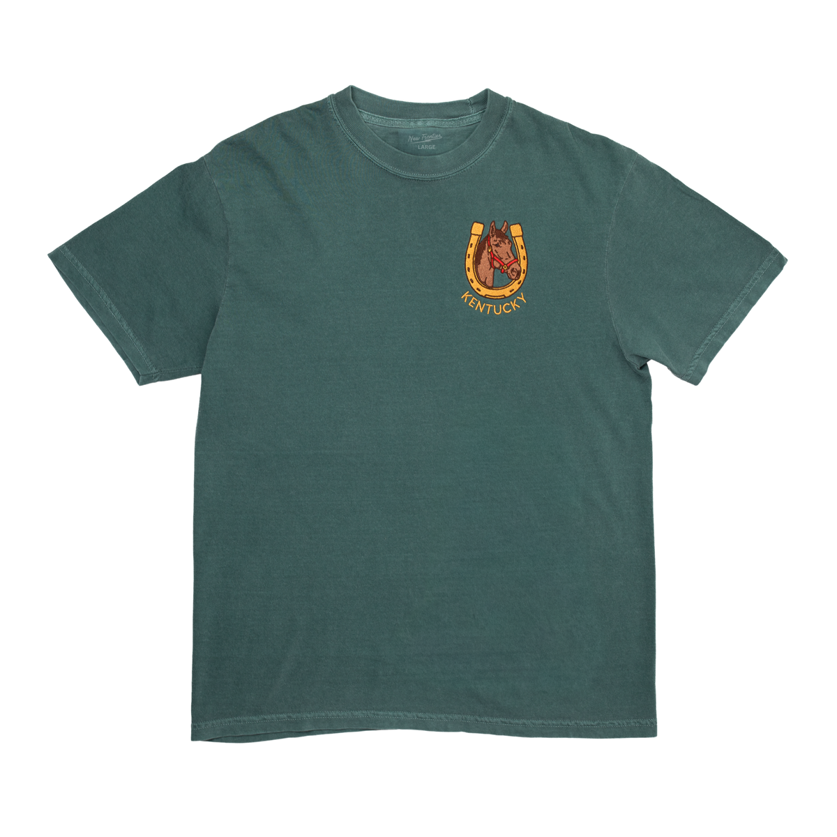 KY Horseshoe Embroidered Tee