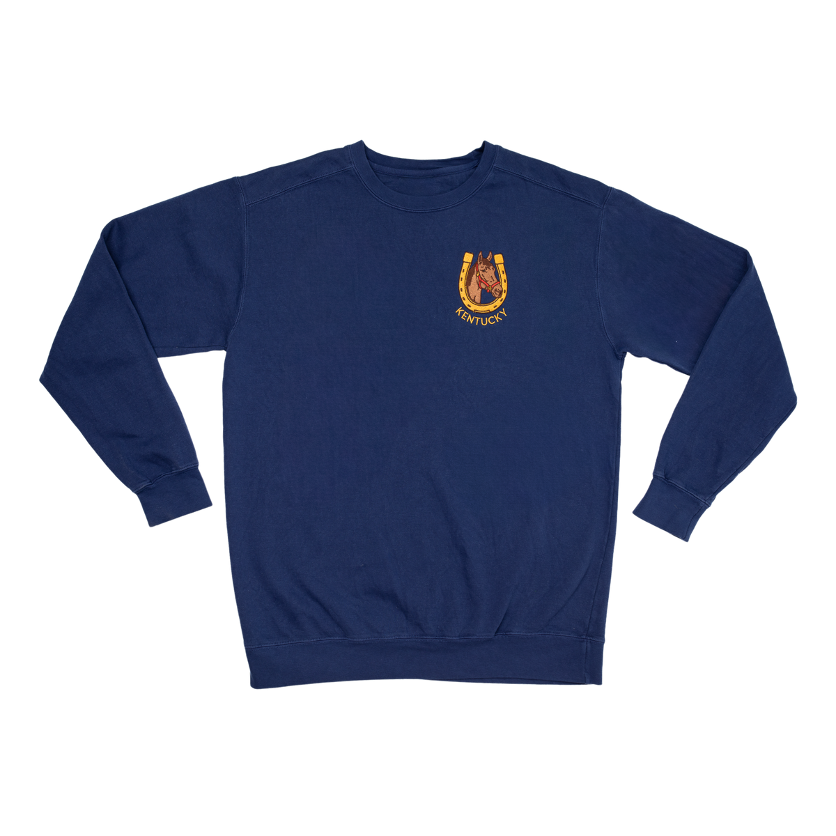 KY Horseshoe Embroidered Sweater