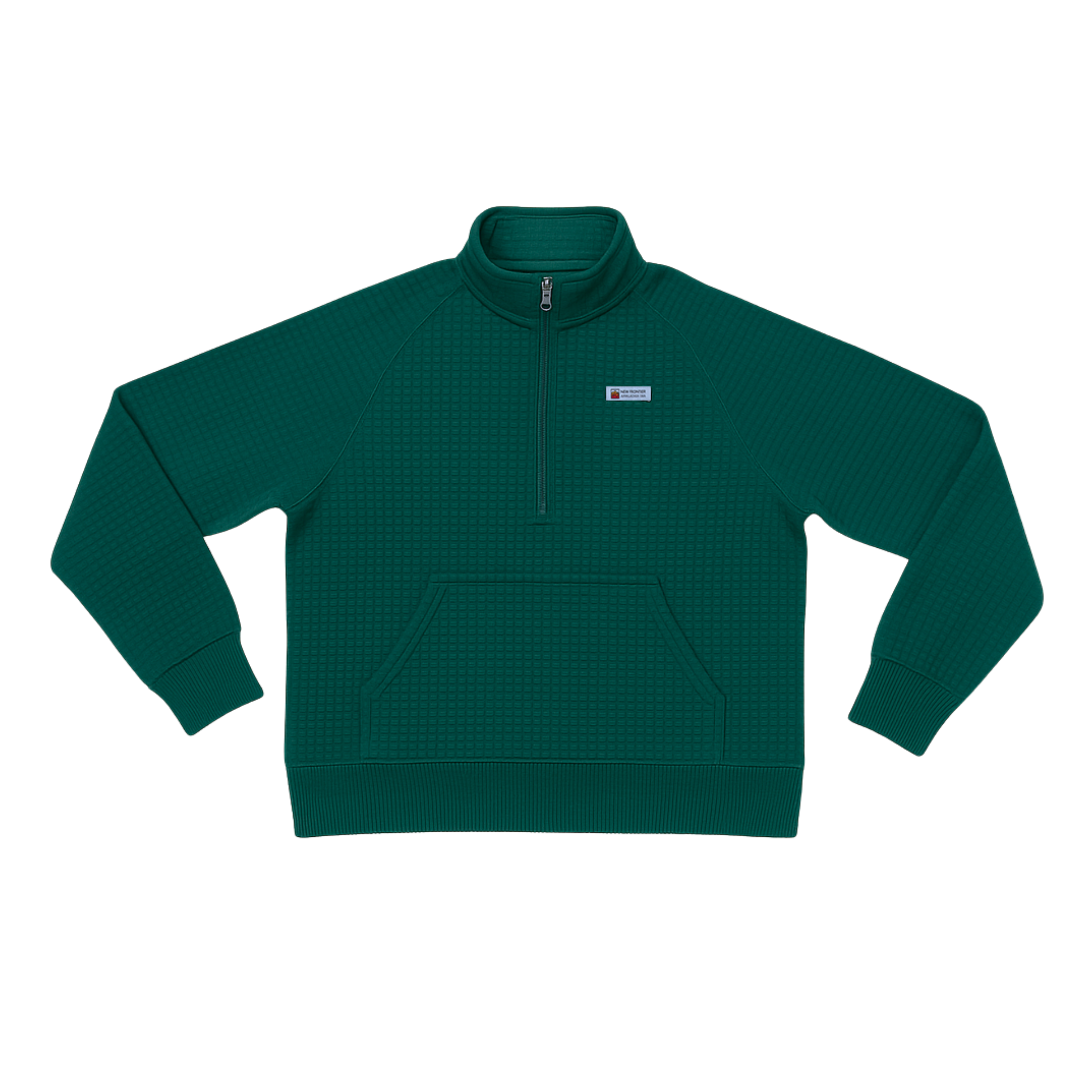 Women's Waffle 1/2 Zip (Forest)