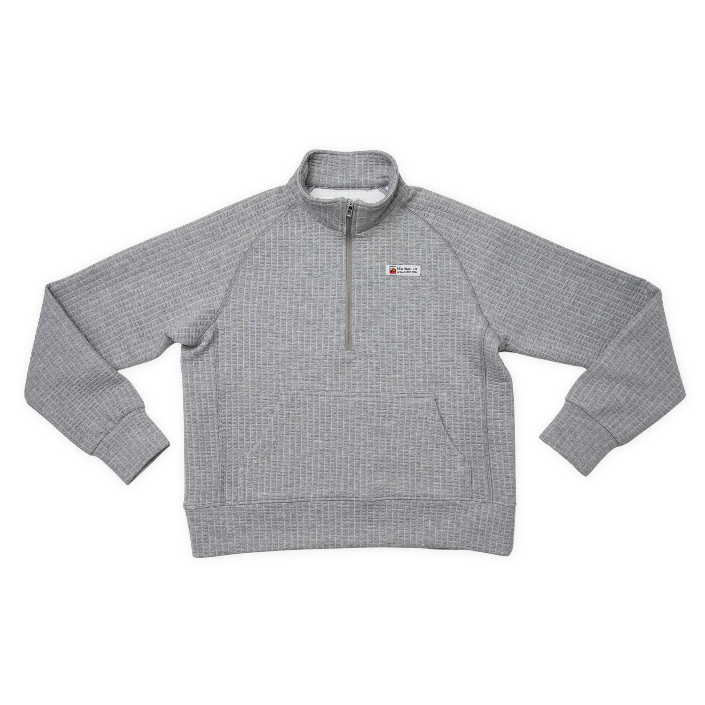 Women's Waffle 1/2 Zip (Ash)