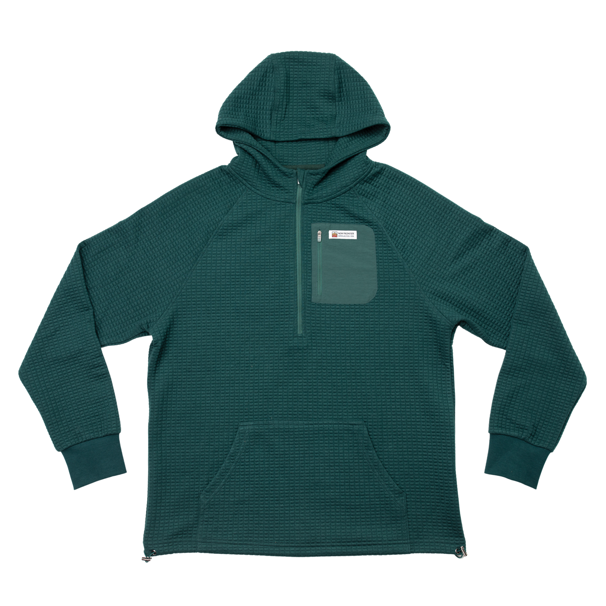 Men's Waffle Tech Hoodie (Forest)