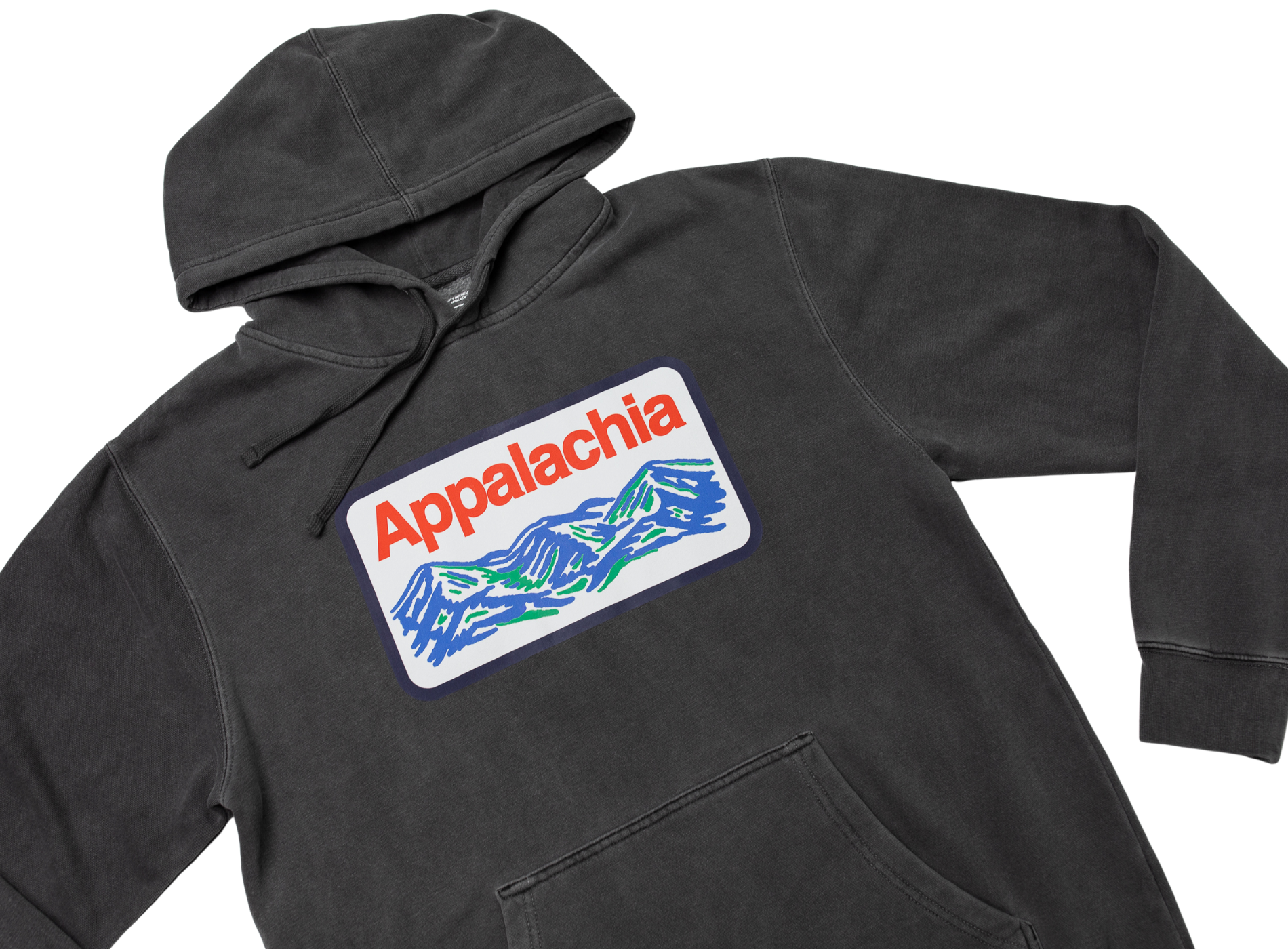 Appalachia Patch Hoodie (Charcoal)