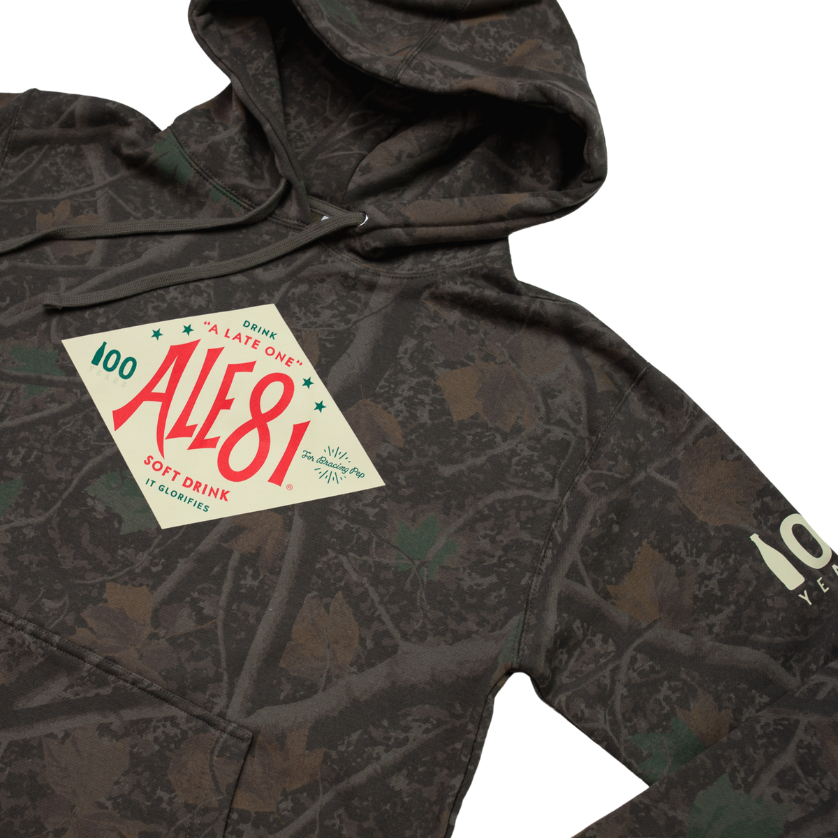 ALE-8-ONE 100 YEAR CAMO HOODIE