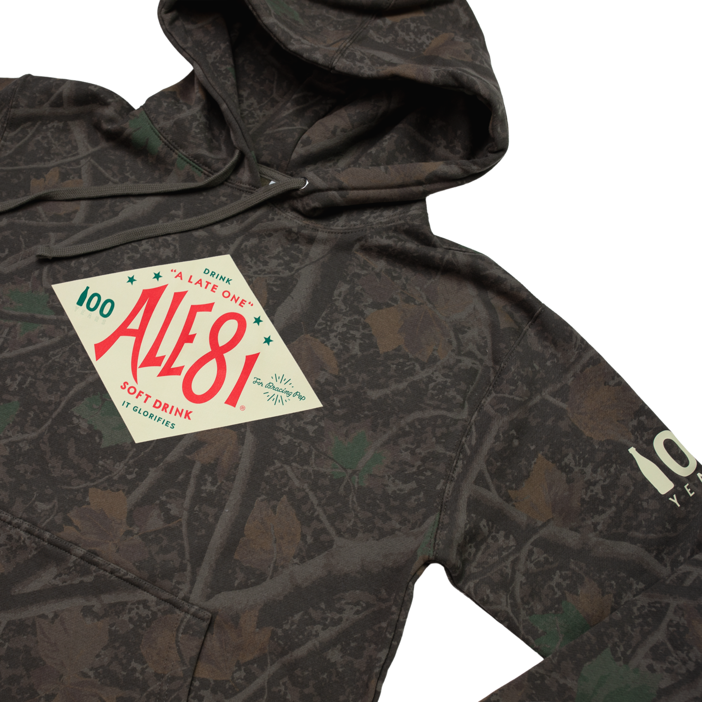 ALE-8-ONE 100 YEAR CAMO HOODIE