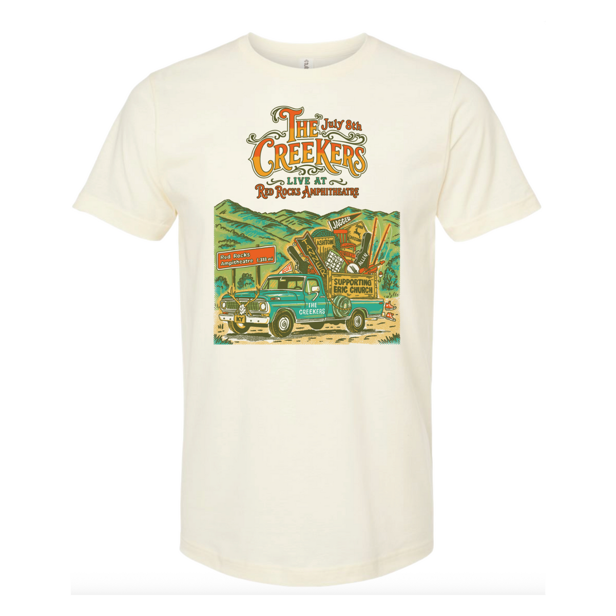 The Creekers Red Rocks Tee