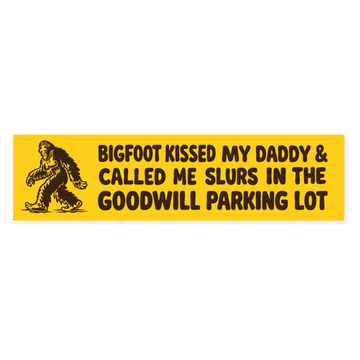 Haesicks Bigfoot Bumper Sticker