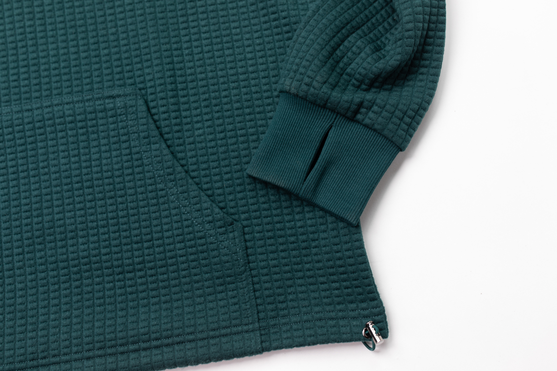 Men's Waffle Tech Hoodie (Forest)