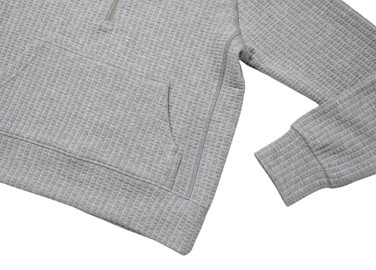 Women's Waffle 1/2 Zip (Ash)