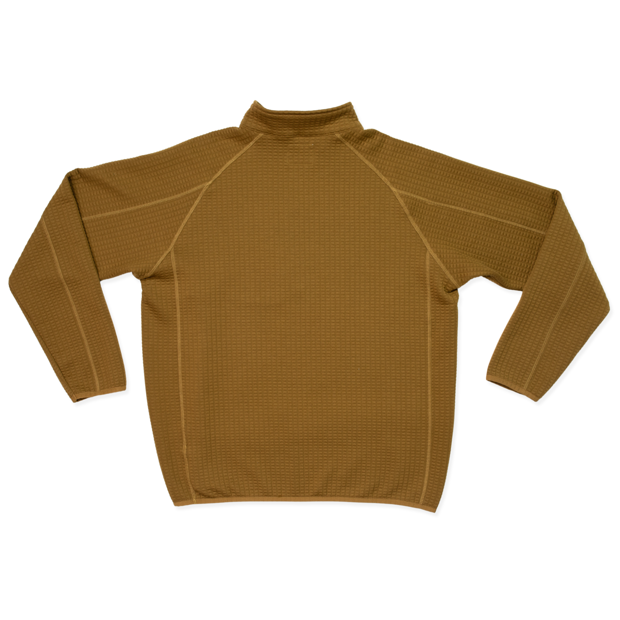 Men's Waffle 1/4 Zip Pullover (Yellowstone)