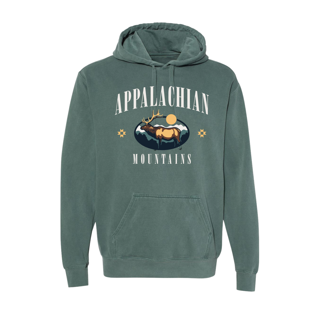 Appalachia Elk Hoodie (Pine)