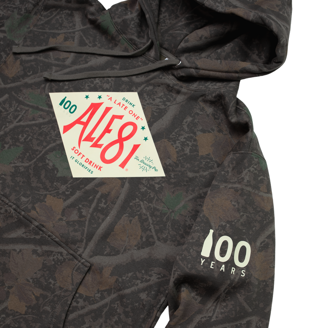 ALE-8-ONE 100 YEAR CAMO HOODIE