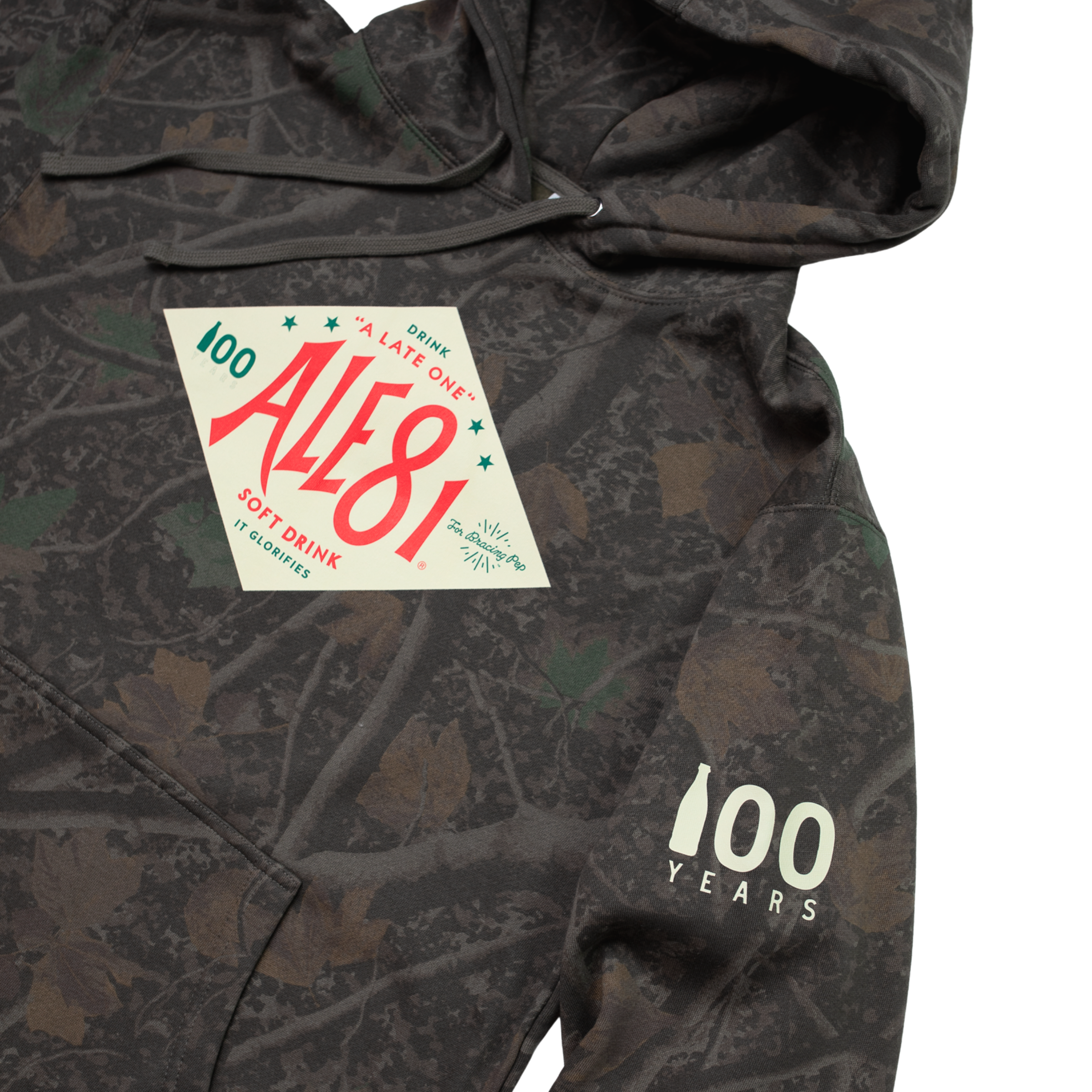ALE-8-ONE 100 YEAR CAMO HOODIE