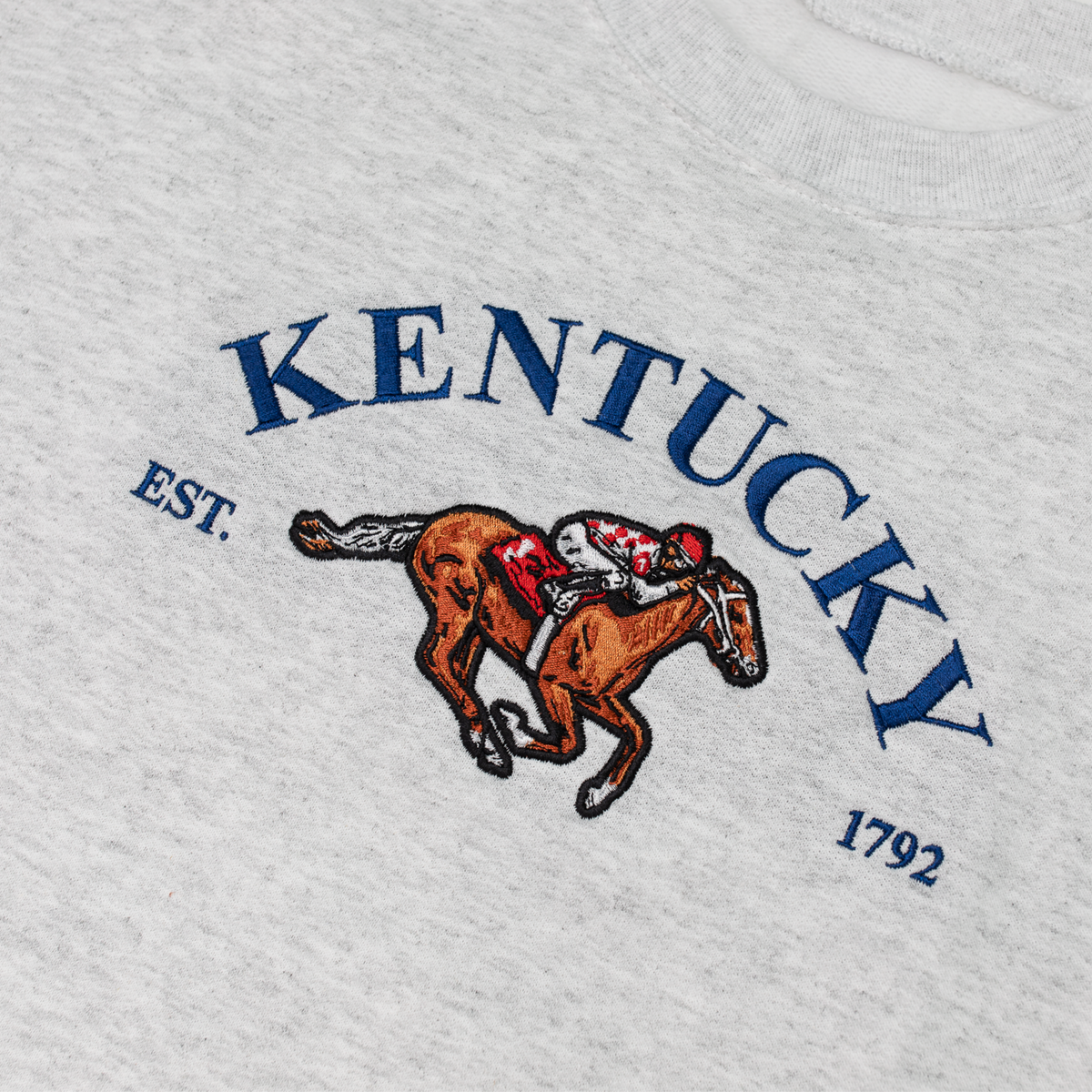 Kentucky Embroidered Crewneck (Ash)