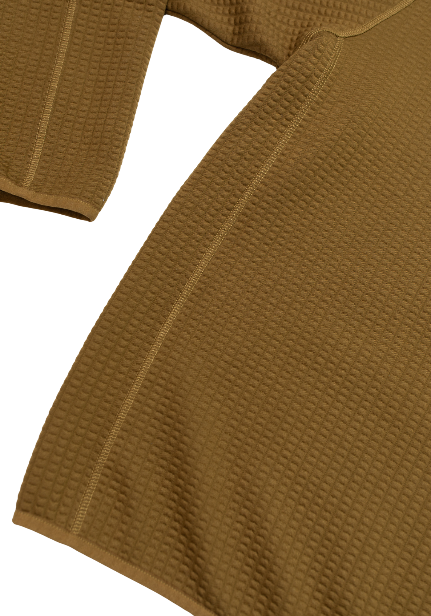 Men's Waffle 1/4 Zip Pullover (Yellowstone)