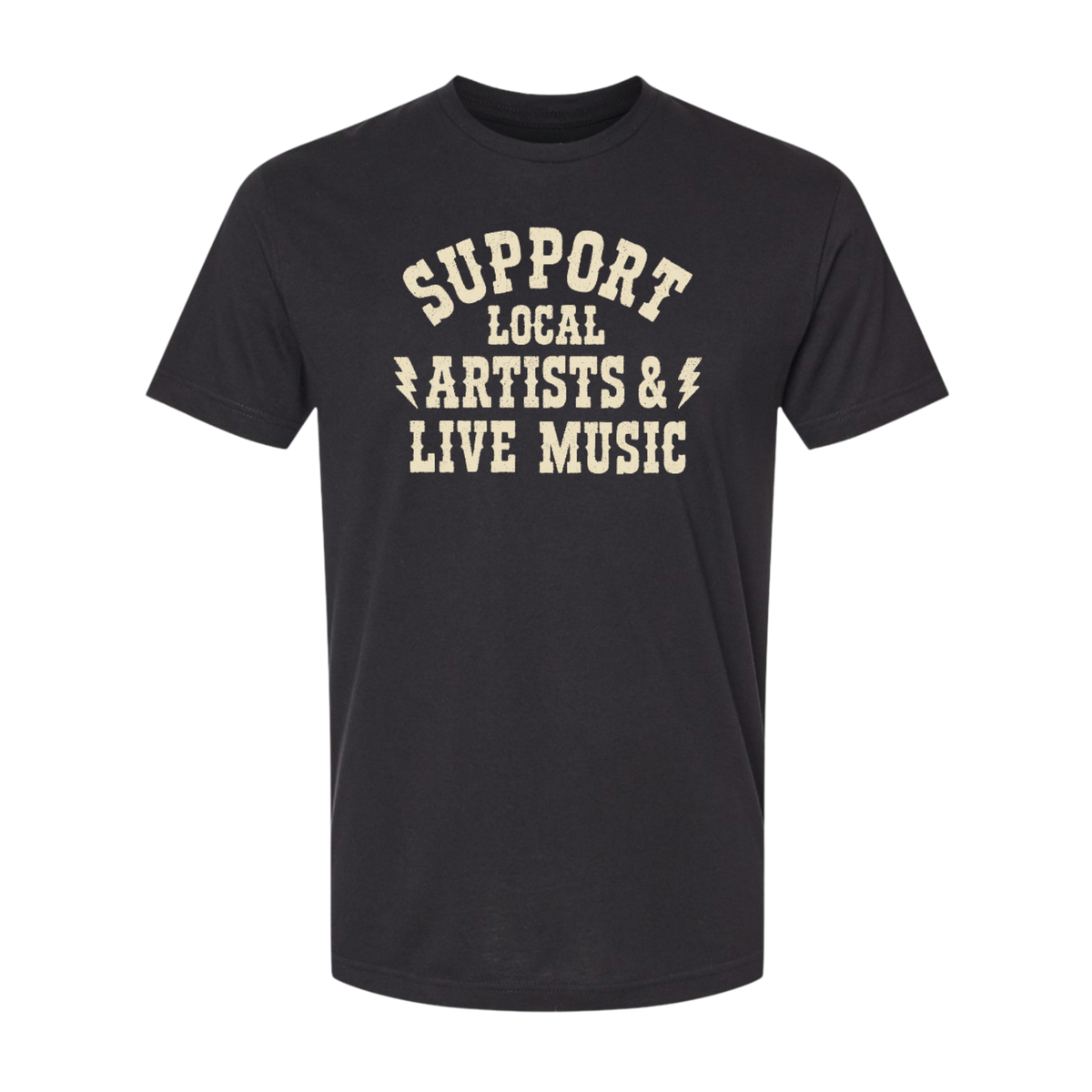 Support Local Artist Tee (Coal)