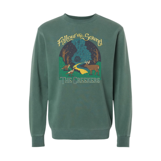 Follow the Sound Crewneck (The Creekers)