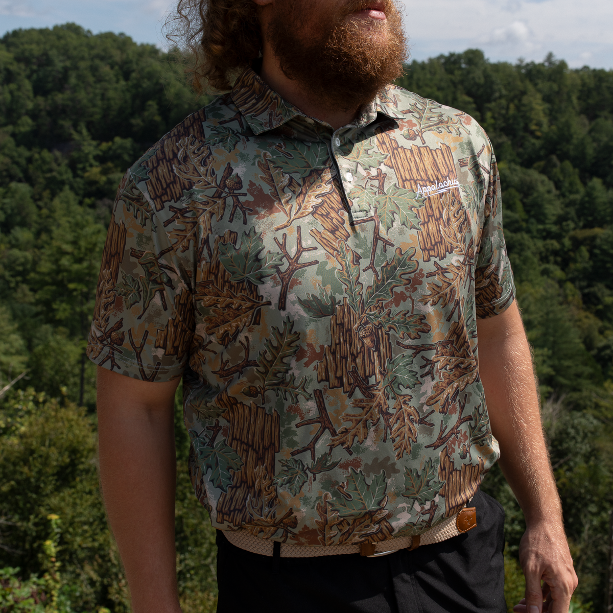New Frontier Performance Polo ( NF Woods Camo )