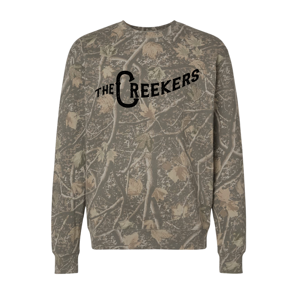 The Creekers Camo Crewneck