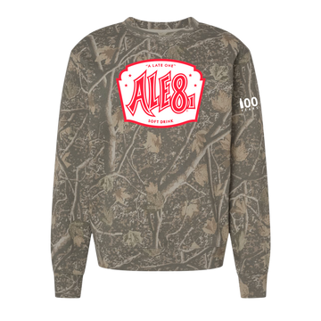 ALE-8-ONE CAMO CREWNECK