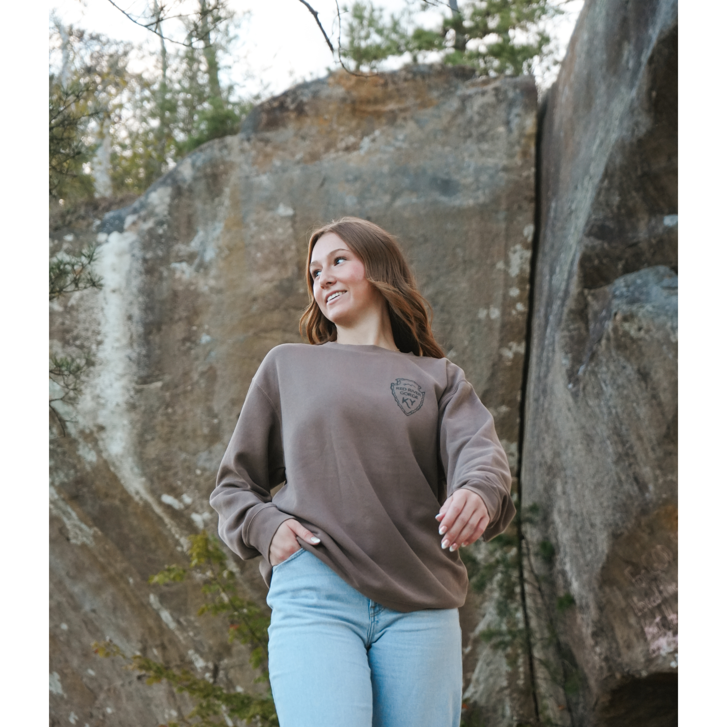 Red River Gorge Sweater (Chocolate)