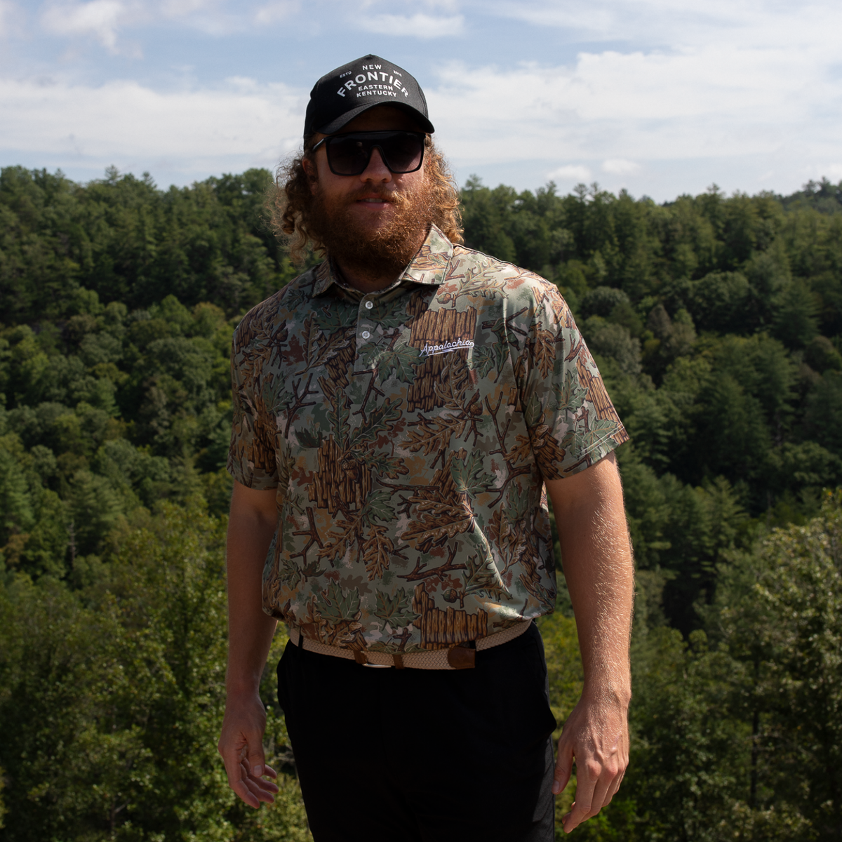New Frontier Performance Polo ( NF Woods Camo )