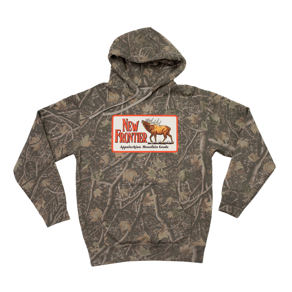New Frontier Camo Elk Hoodie
