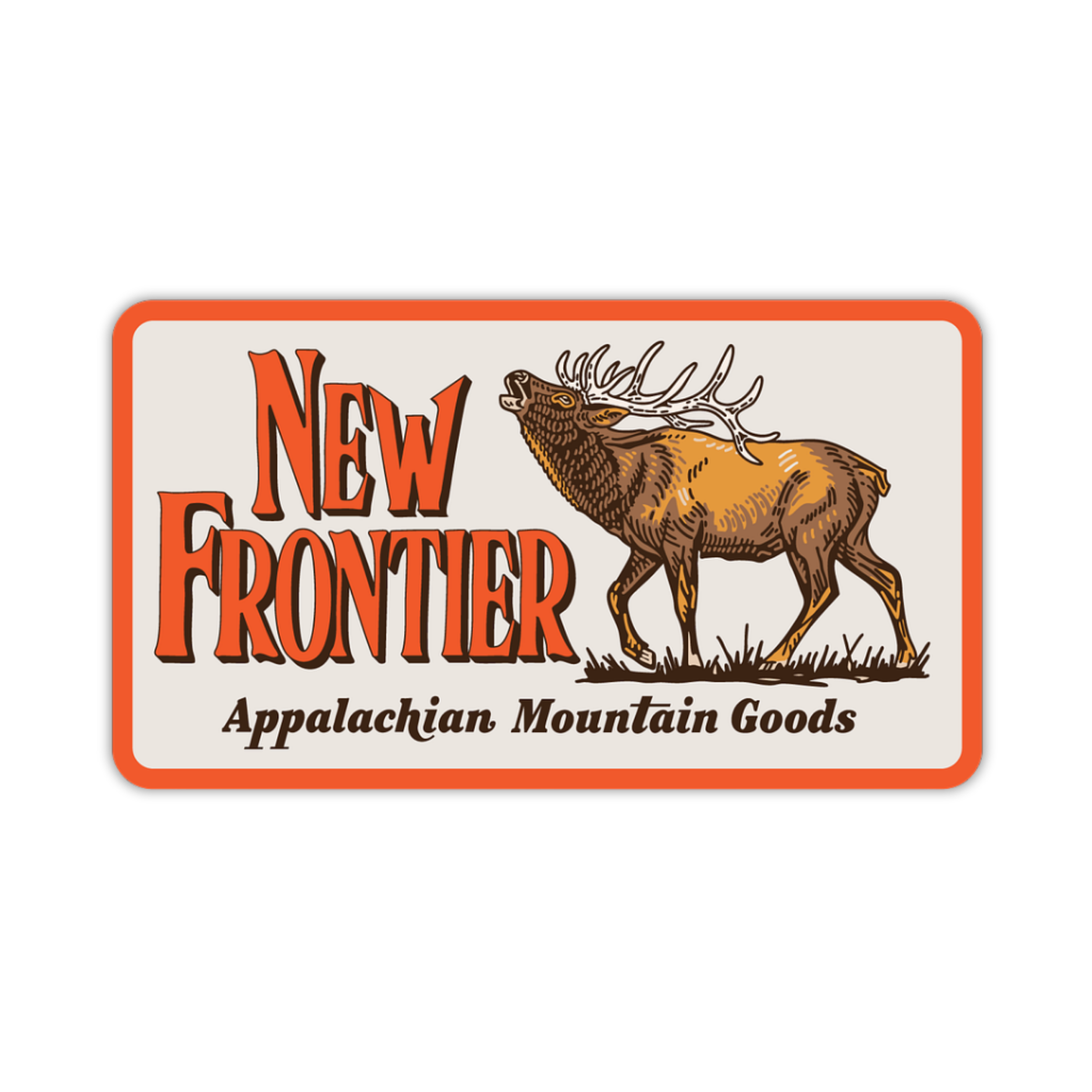 New Frontier Elk Sticker