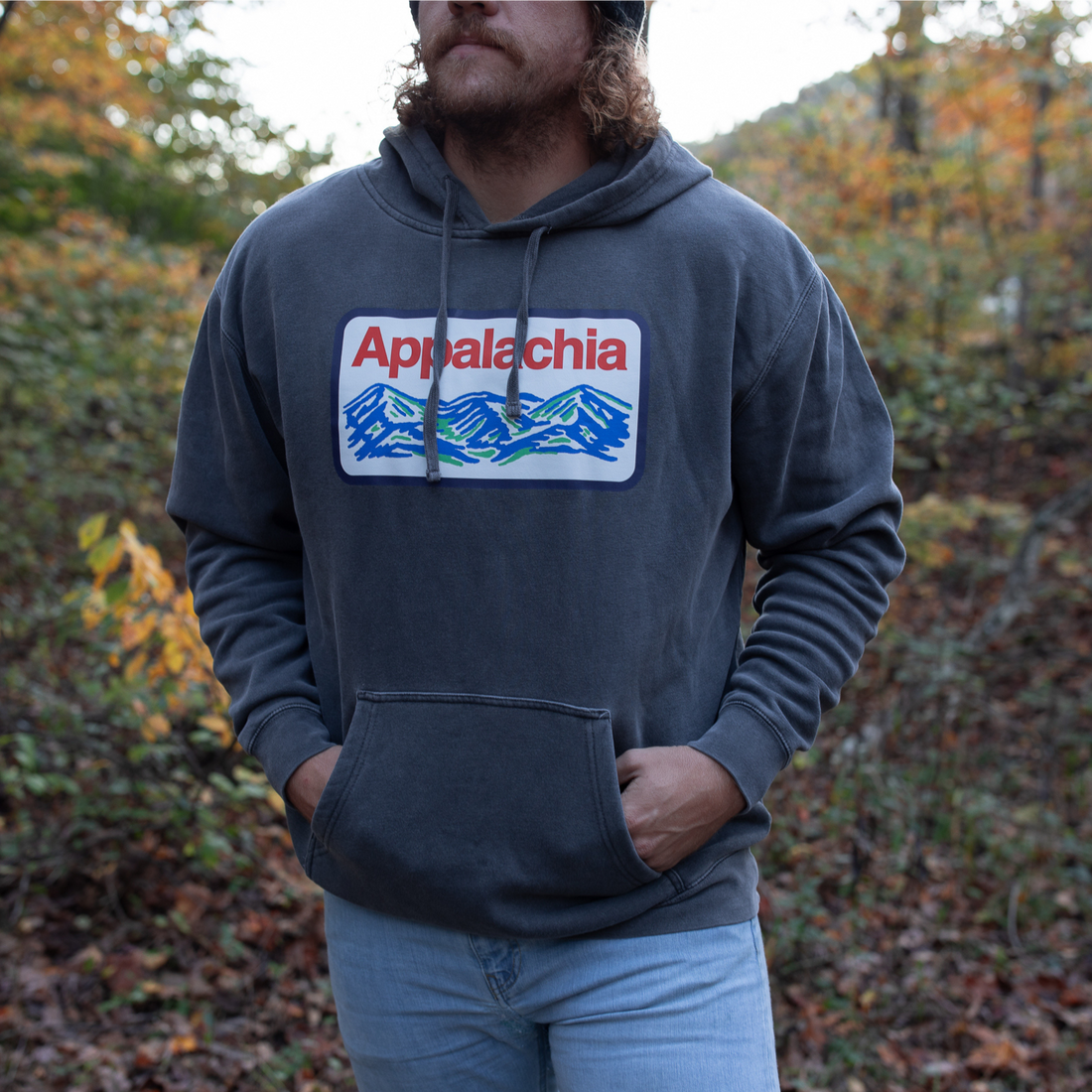 Appalachia Patch Hoodie (Charcoal)