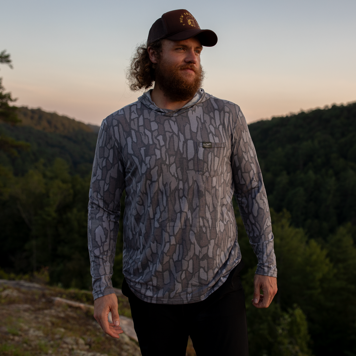 Frontier Air Hoodie (NF Bark Camo)